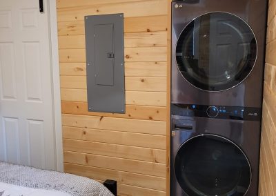 Country View Tiny Home Laundry